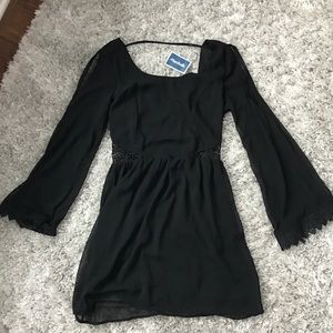 Marshall’s black dress